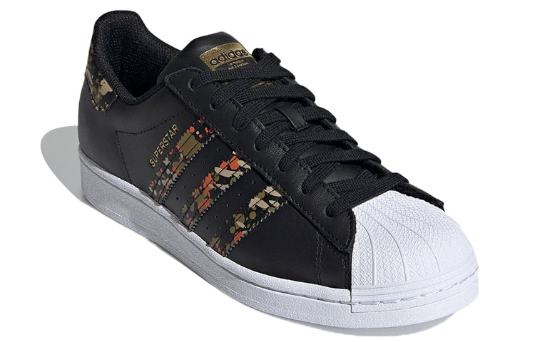 adidas Superstar Shoes 'Core Black Fox Orange' FX5539