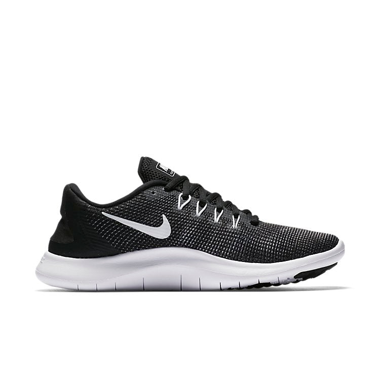 (WMNS) Nike FLEX 2018 RN 'Black White' AA7408-001
