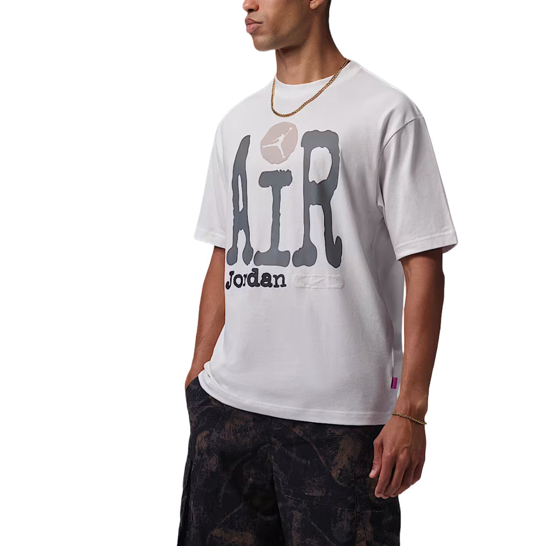 Jordan Graphic T-Shirt 'Sail Smoke Grey Light Iron Ore' IQ5299-133