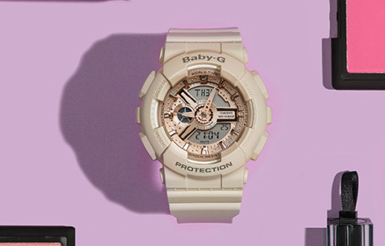 CASIO Baby-G 'White Pink' BA-110CP-4APR