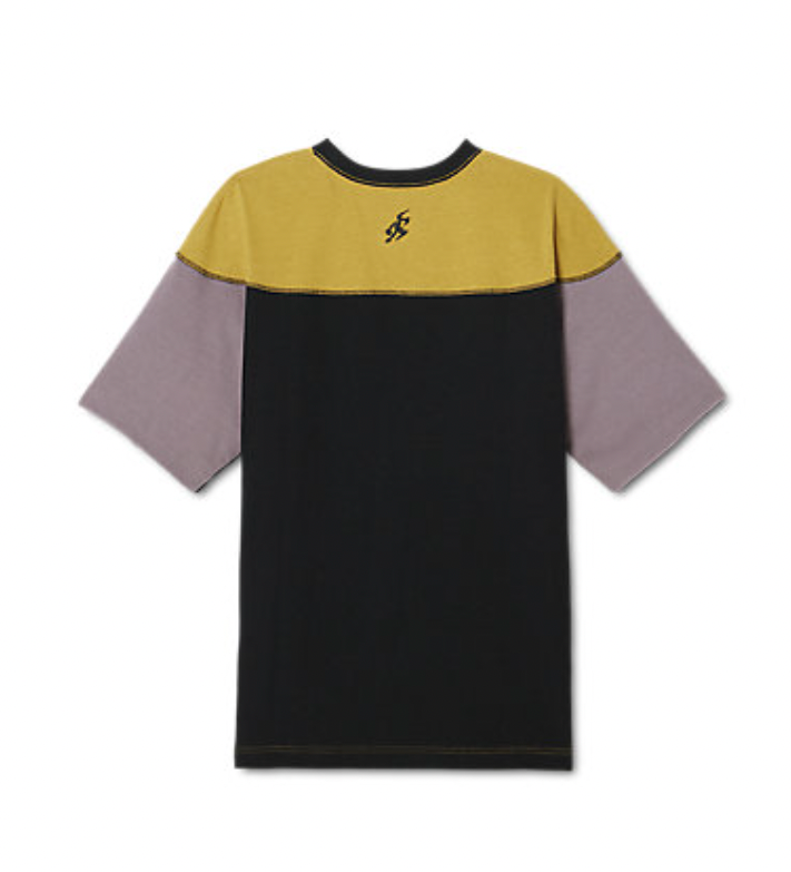 ASICS Novalis Bixance Short Sleeve Top 'Medallion Yellow Obsidian Black' 2203A233-750