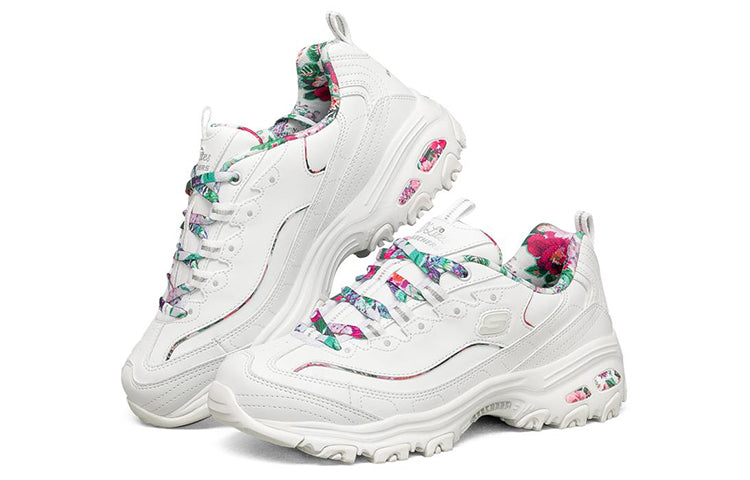 (WMNS) Skechers DLites 'White' 149464-WMLT