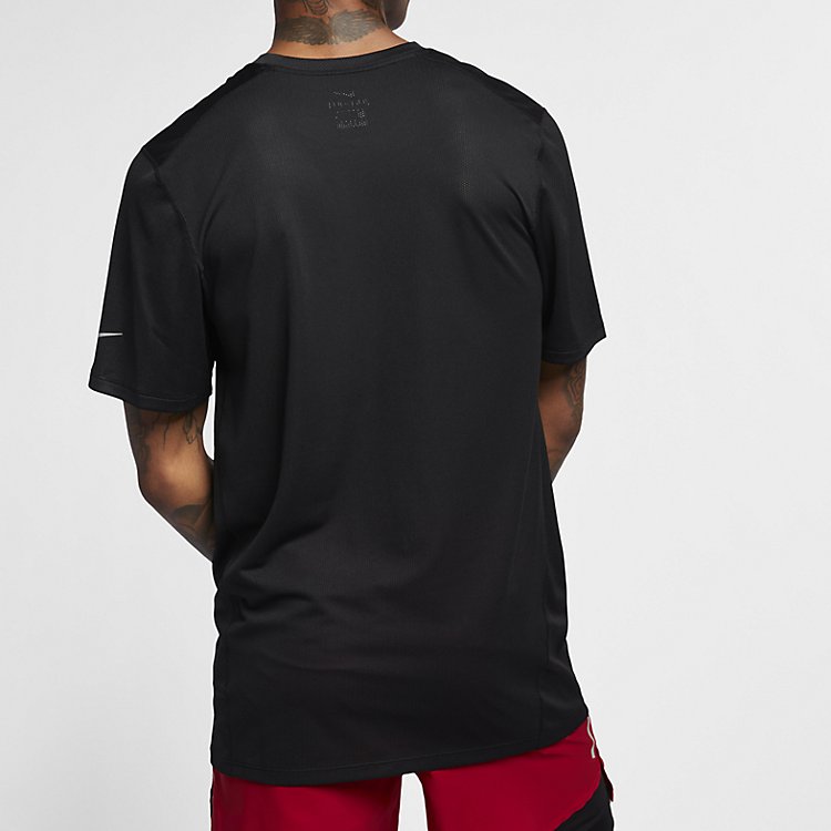 Nike Breathe Run Short Sleeve T-shirt 'Black' AJ7584-010
