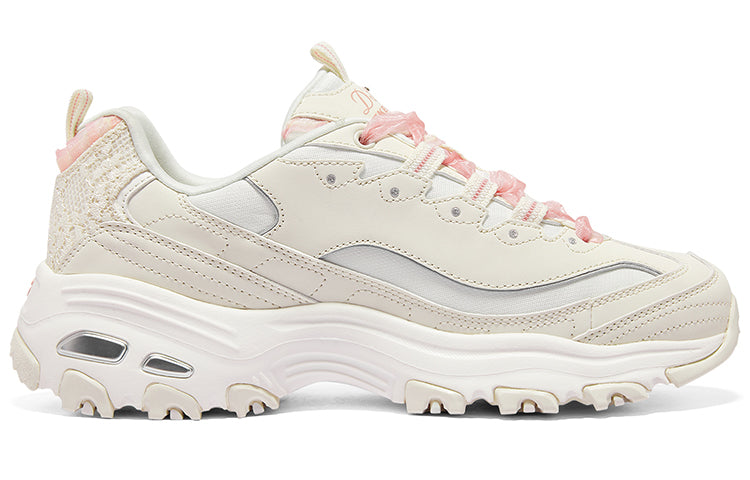 (WMNS) Skechers D'lites 1.0 Sneakers 'Beige' 896738-NTCL