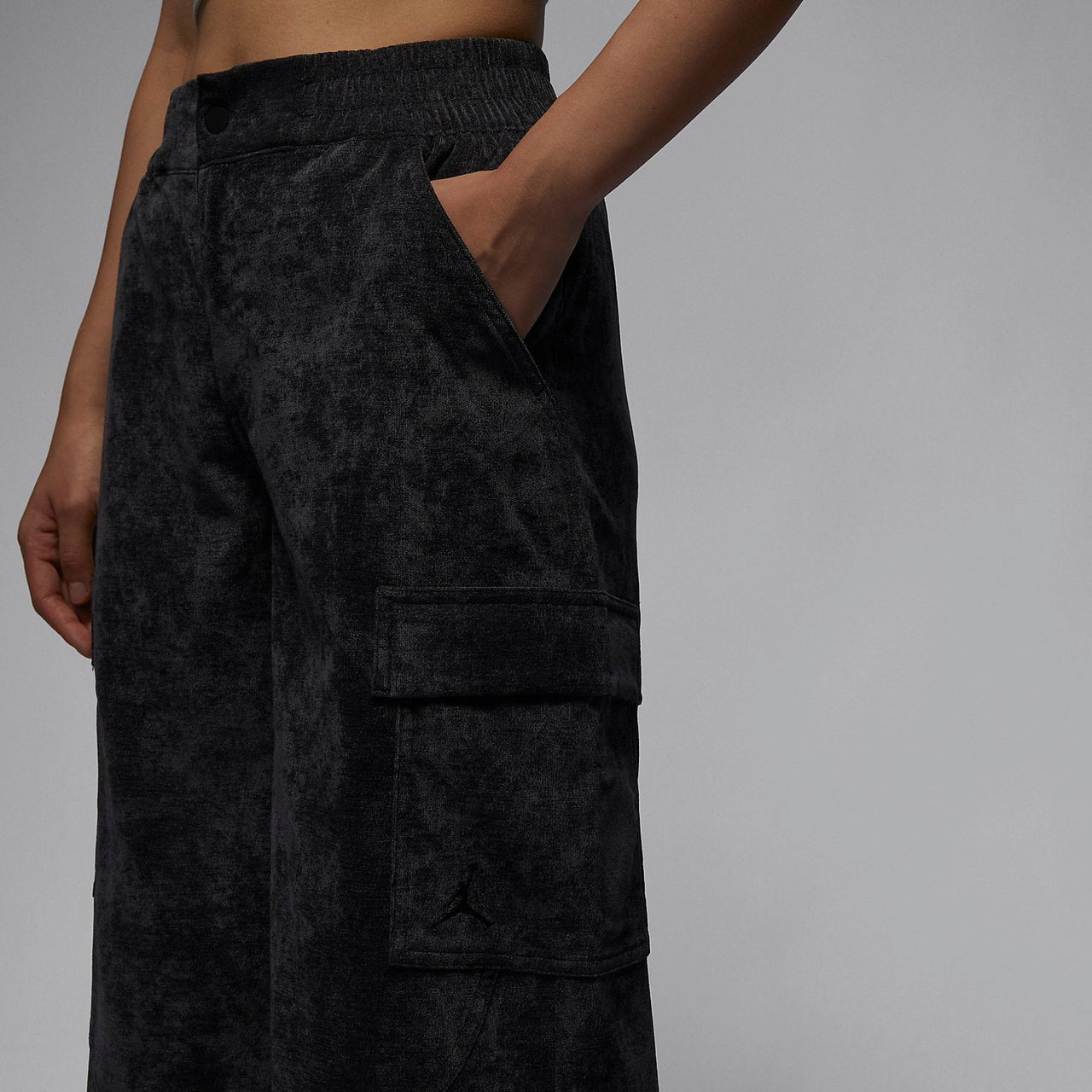 (WMNS) Air Jordan Chicago Corduroy Pants 'Black' FD8210-010