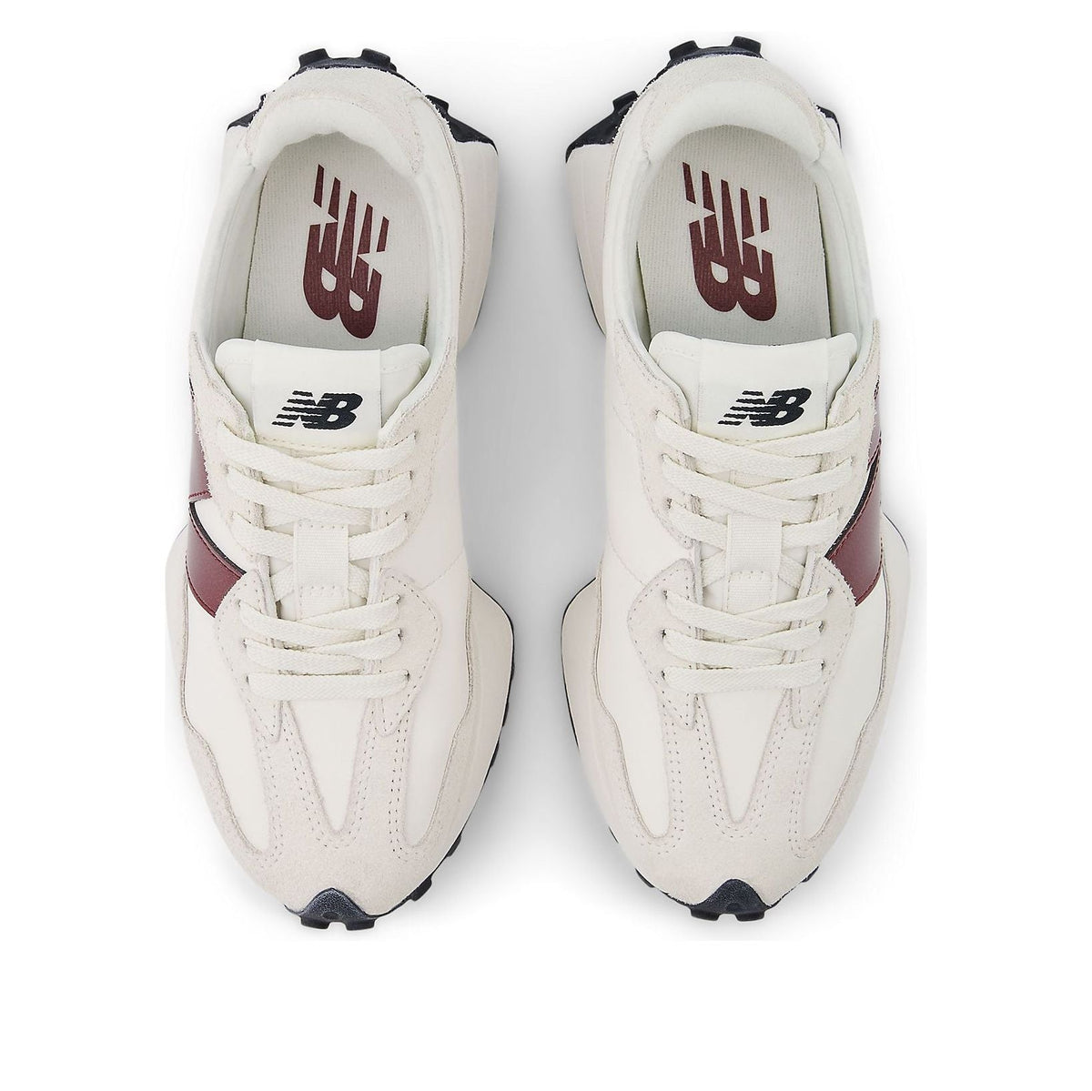 (WMNS) New Balance 327 'Sea salt Dark Red' WS327JWC