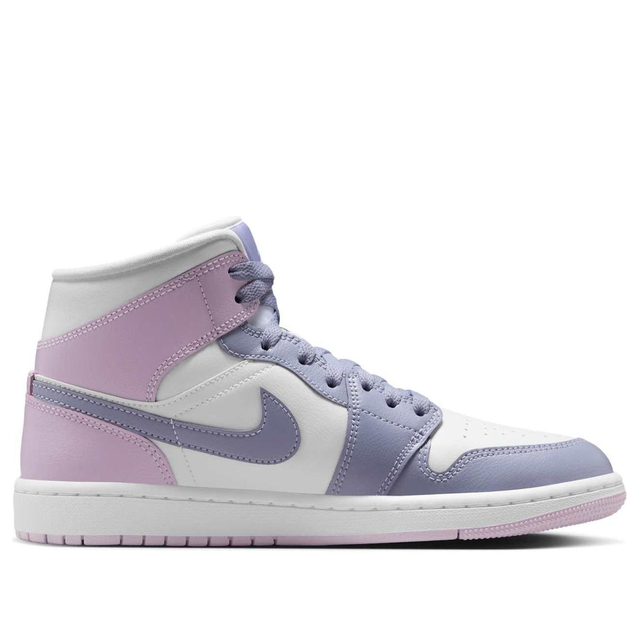 (WMNS) Air Jordan 1 Mid 'Indigo Haze Doll White' BQ6472-510