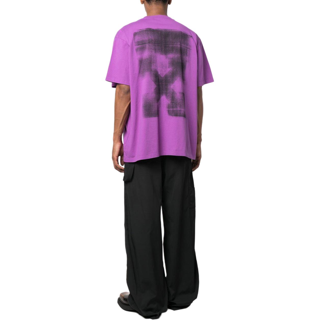 Off-White Arrows Crew-Neck T-shirt 'Purple' OMAA038S23JER0023610