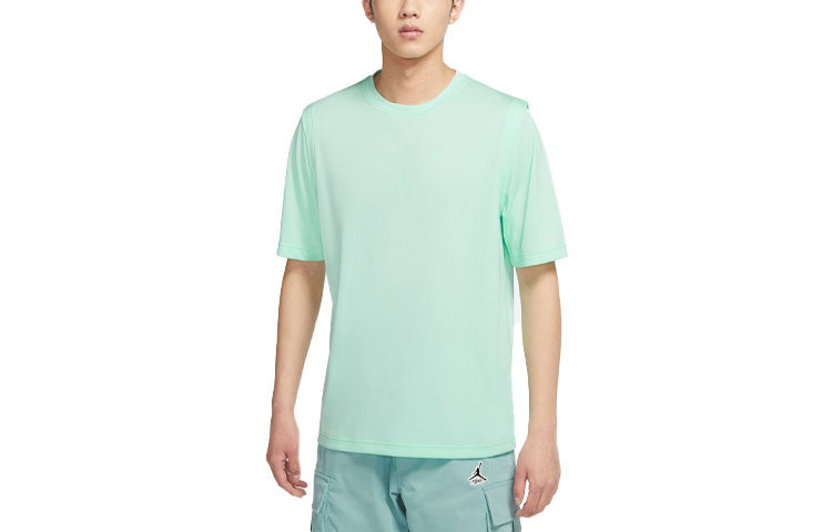 Air Jordan Dri-FIT Sport Logo Sports Breathable Quick Dry Short Sleeve Mint Green DM1832-379