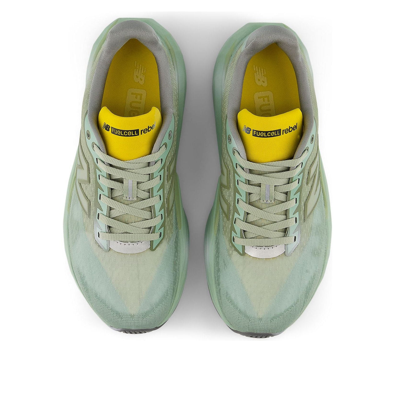 (WMNS) New Balance FuelCell Rebel v5 'Garter Snake Mosaic Green Lemon' WFCXTD5