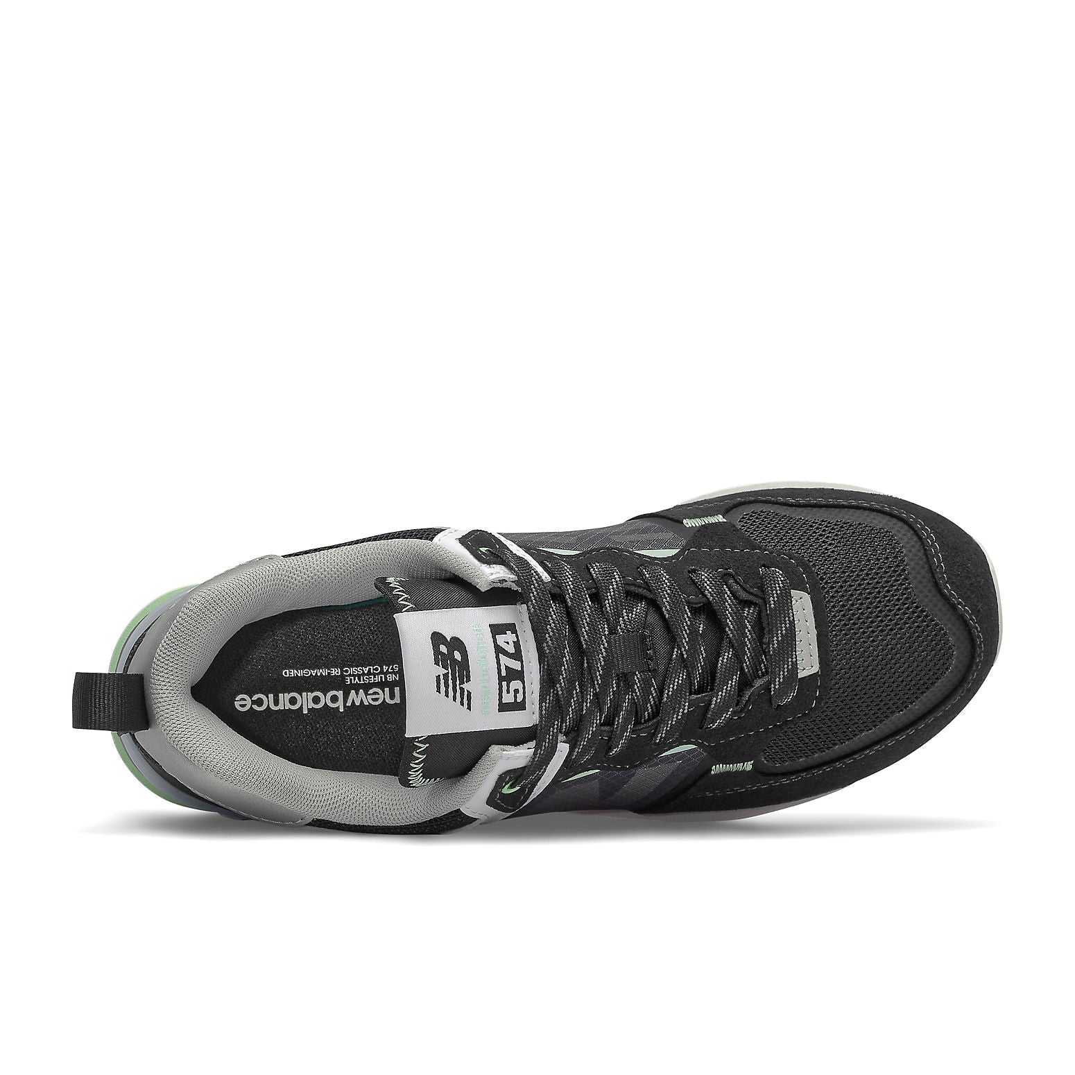 (WMNS) New Balance 574 'Black Green' WL574IU2