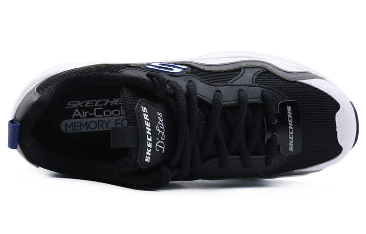 (WMNS) Skechers D Lites Airy Low-Top Running Shoes White/Grey 88888201-WCC
