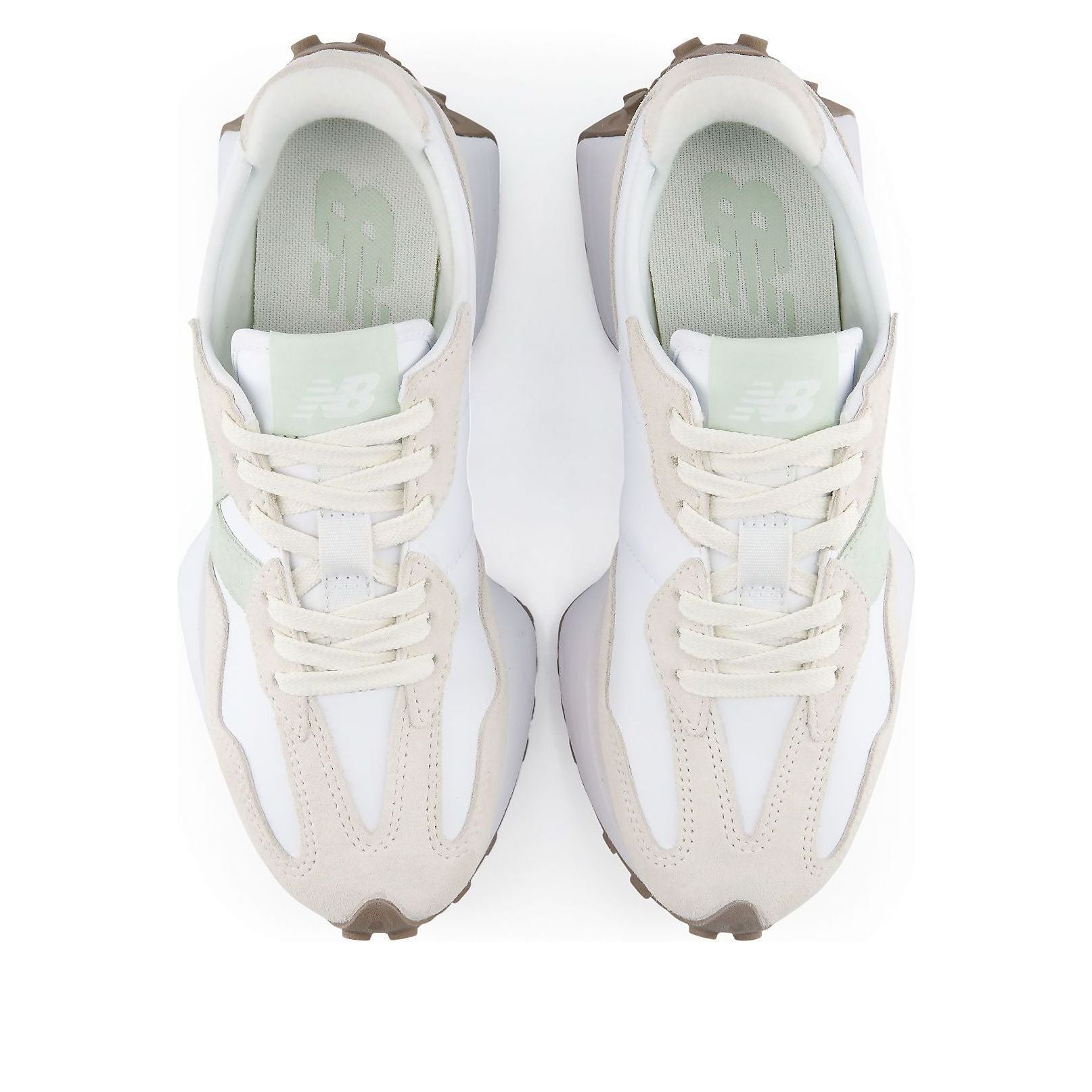 (WMNS) New Balance 327 'Angora White Silver Moss' W327SUB