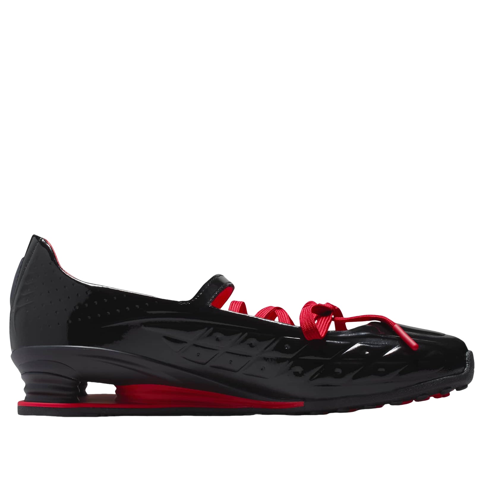 (WMNS) Nike x LABELHOOD Shox Z Calistra 'Black University Red' IW7881-001