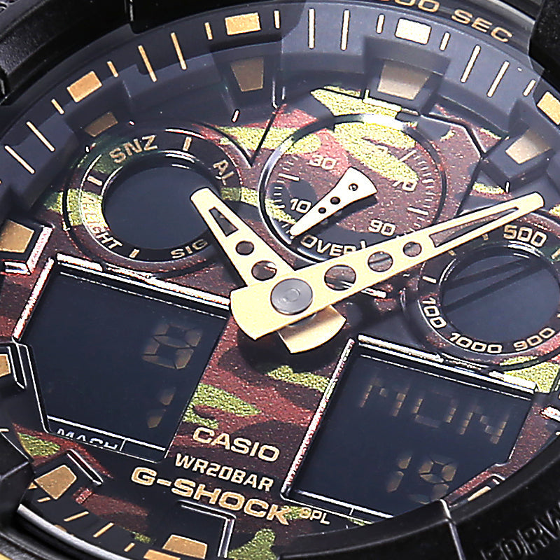 CASIO Baby-G 'Black & White' GA-100CF-1A9&BA-110BE-7A