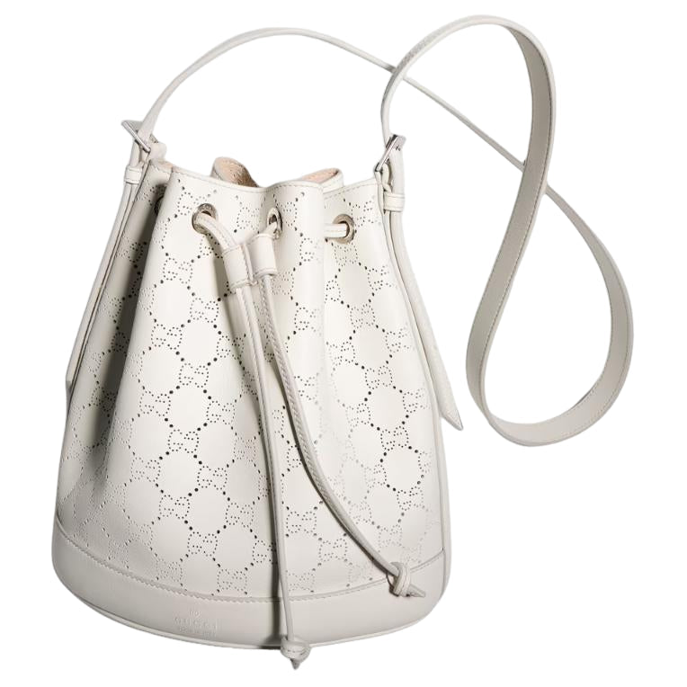 (WMNS) Gucci Venice Small Bucket Bag 'White' A002GW-AAG3G-9214