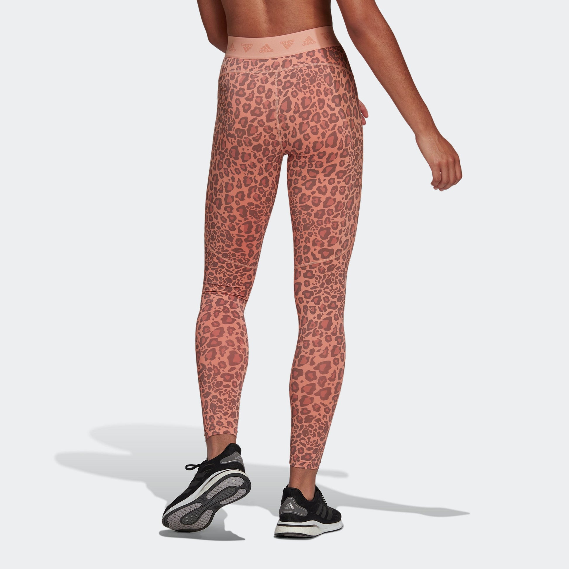 (WMNS) adidas Hyperglam High-Rise Long Tights Asia Sizing 'Pink' HM8646