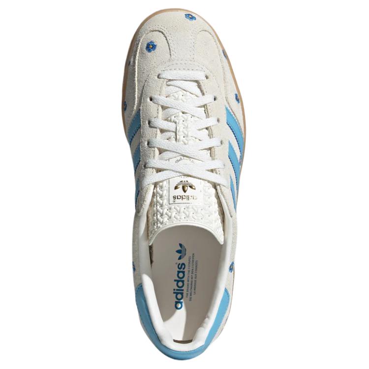 (WMNS) adidas GAZELLE Indoor Floral 'White Blue' IF4491
