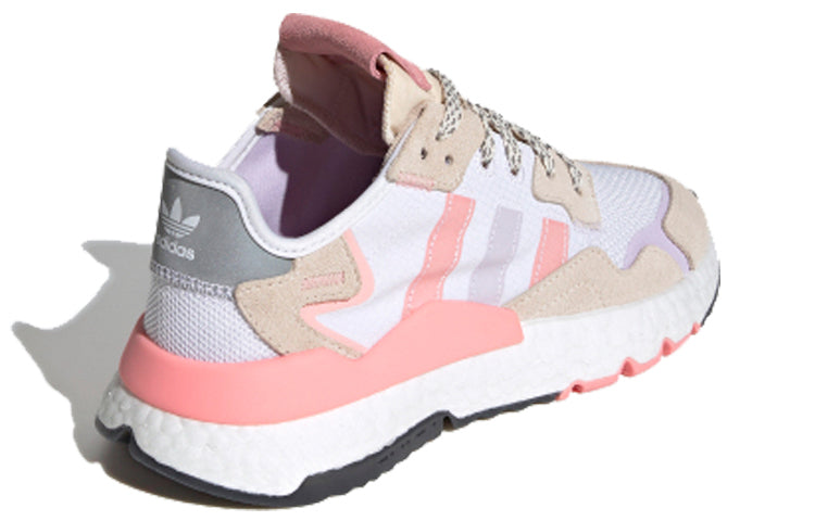 (WMNS) adidas Nite Jogger 'White Glory Pink' FX7459