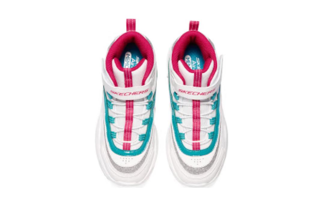 (GS) Skechers Comfy Snow Boots 'White Grey Turquoise' 302584L-WMLT
