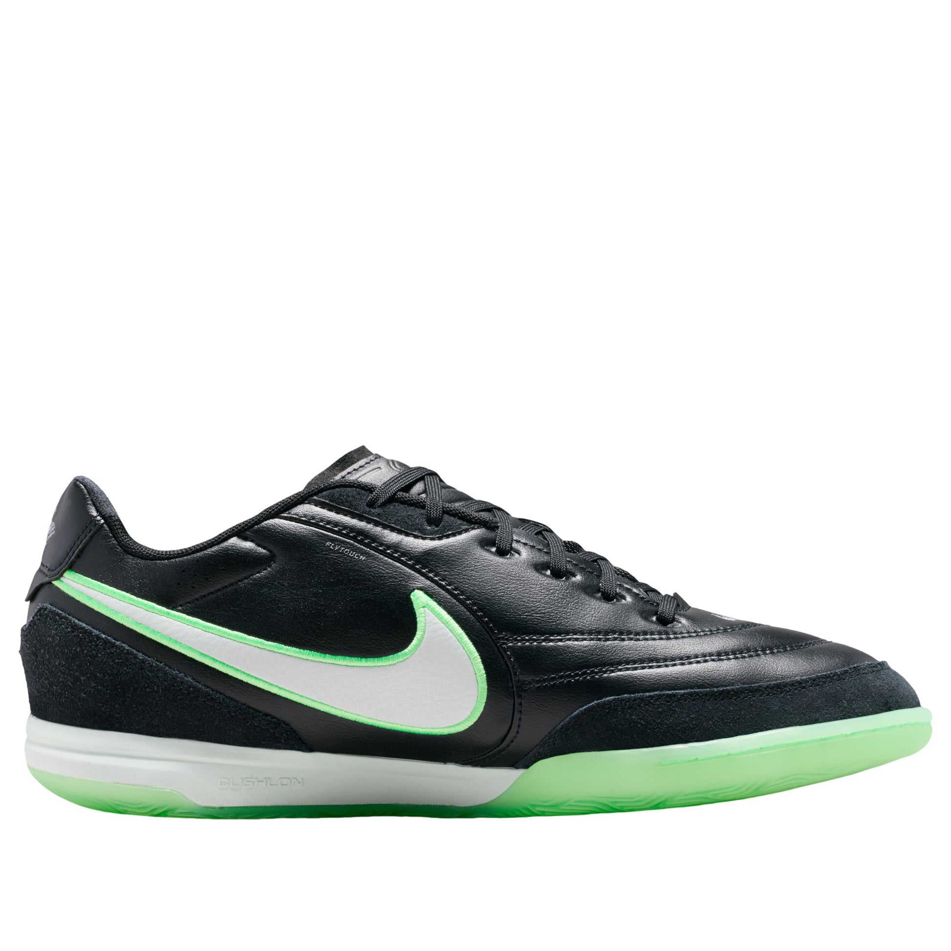 Nike Tiempo Street Gato Indoor Court 'Black Illusion Green' HQ7017-001