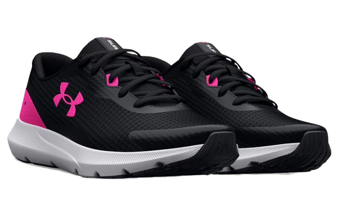 (WMNS) Under Armour Surge 3 'Black Rebel Pink' 3024894-004