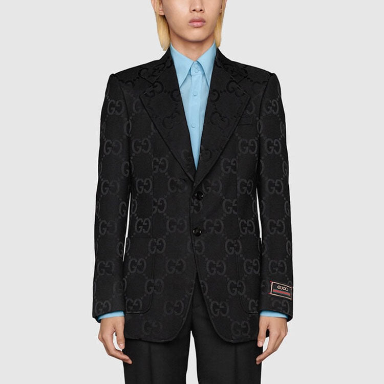 Gucci Jumbo GG Canvas Jacket 'Black' 680759-ZAHT6-1000