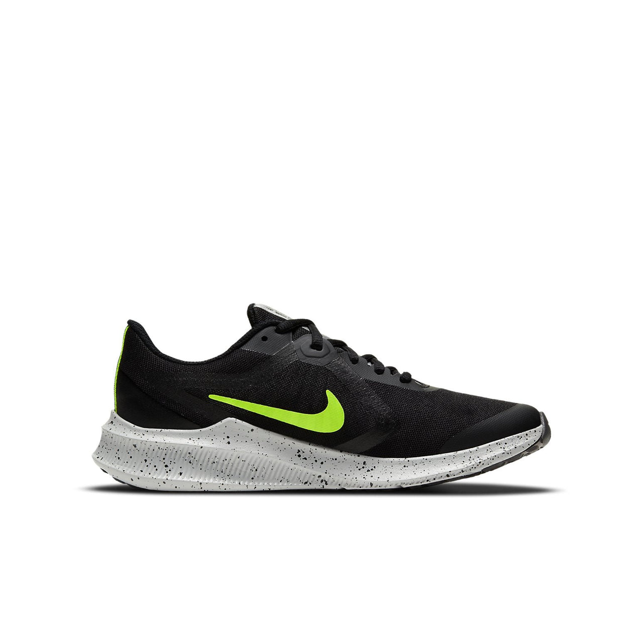 (GS) Nike Downshifter 10 VIZ 'Black Grey Green' CT3876-001