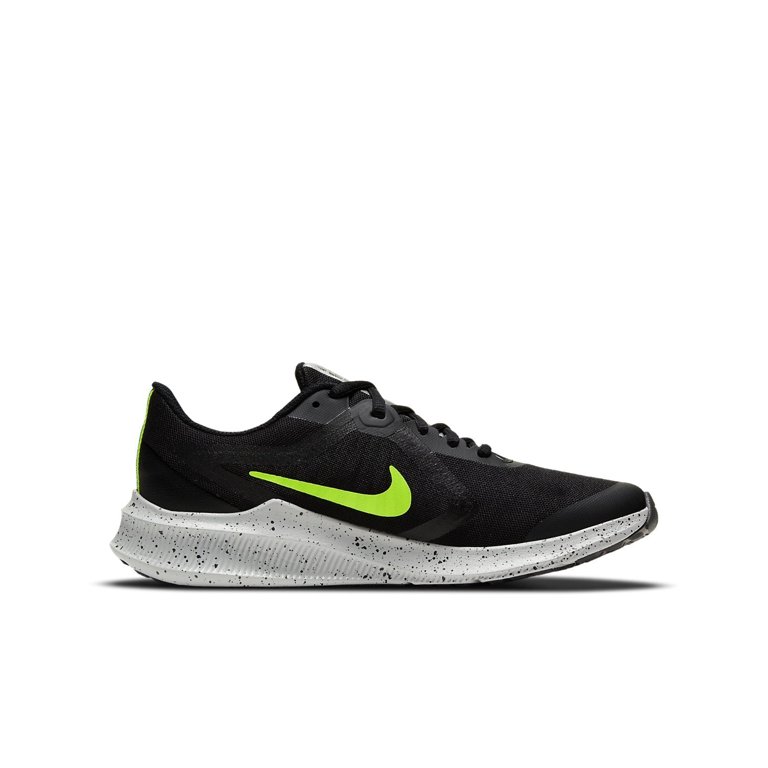 (GS) Nike Downshifter 10 VIZ 'Black Grey Green' CT3876-001