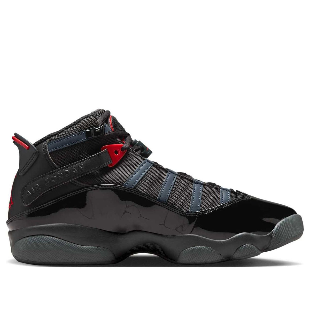 Air Jordan 6 Rings 'Black Anthracite Red' 322992-026