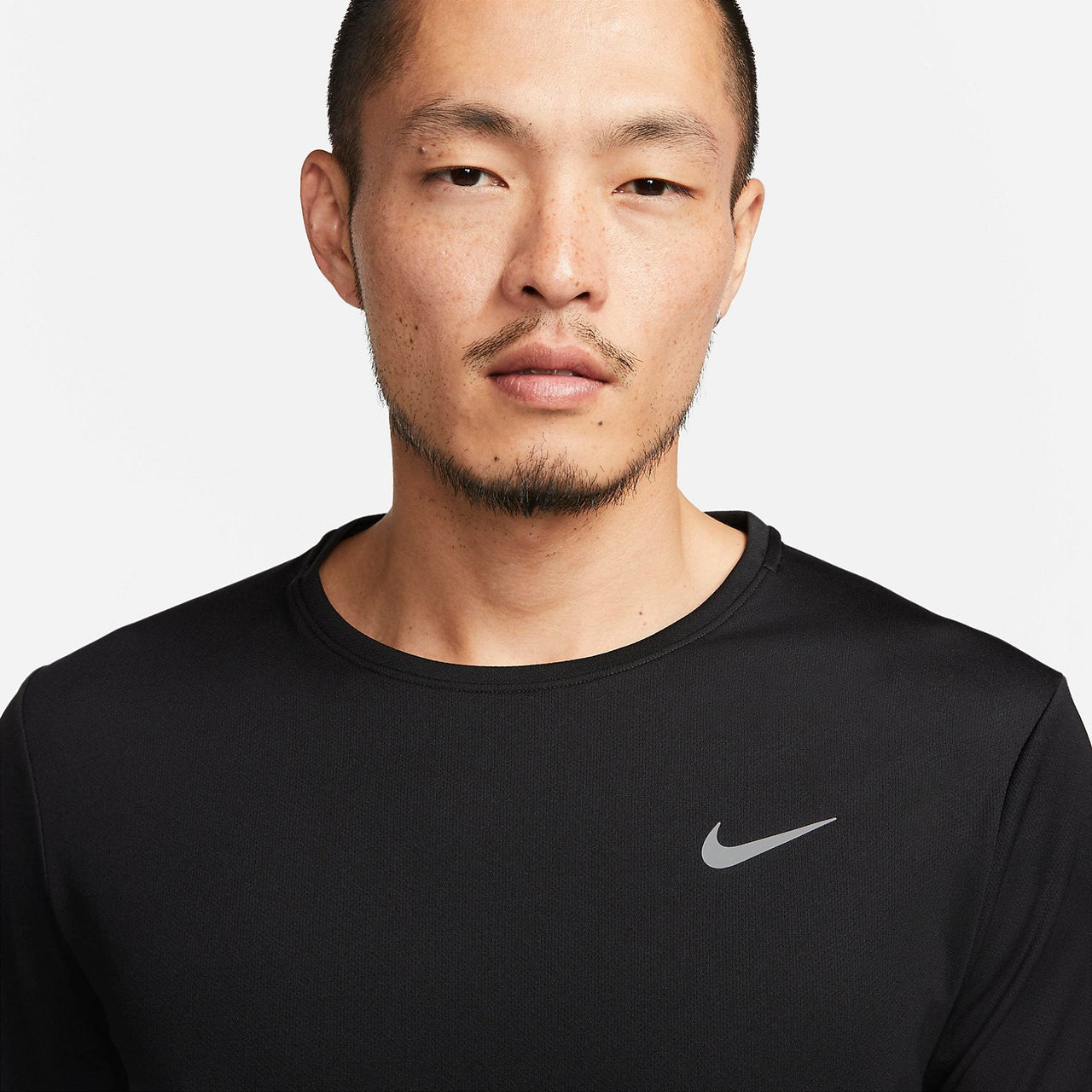 NIKE DRI-FIT UV MILER MEN'S SHORT-SLEEVE RUNNING TOP 'Black' DV9316-010