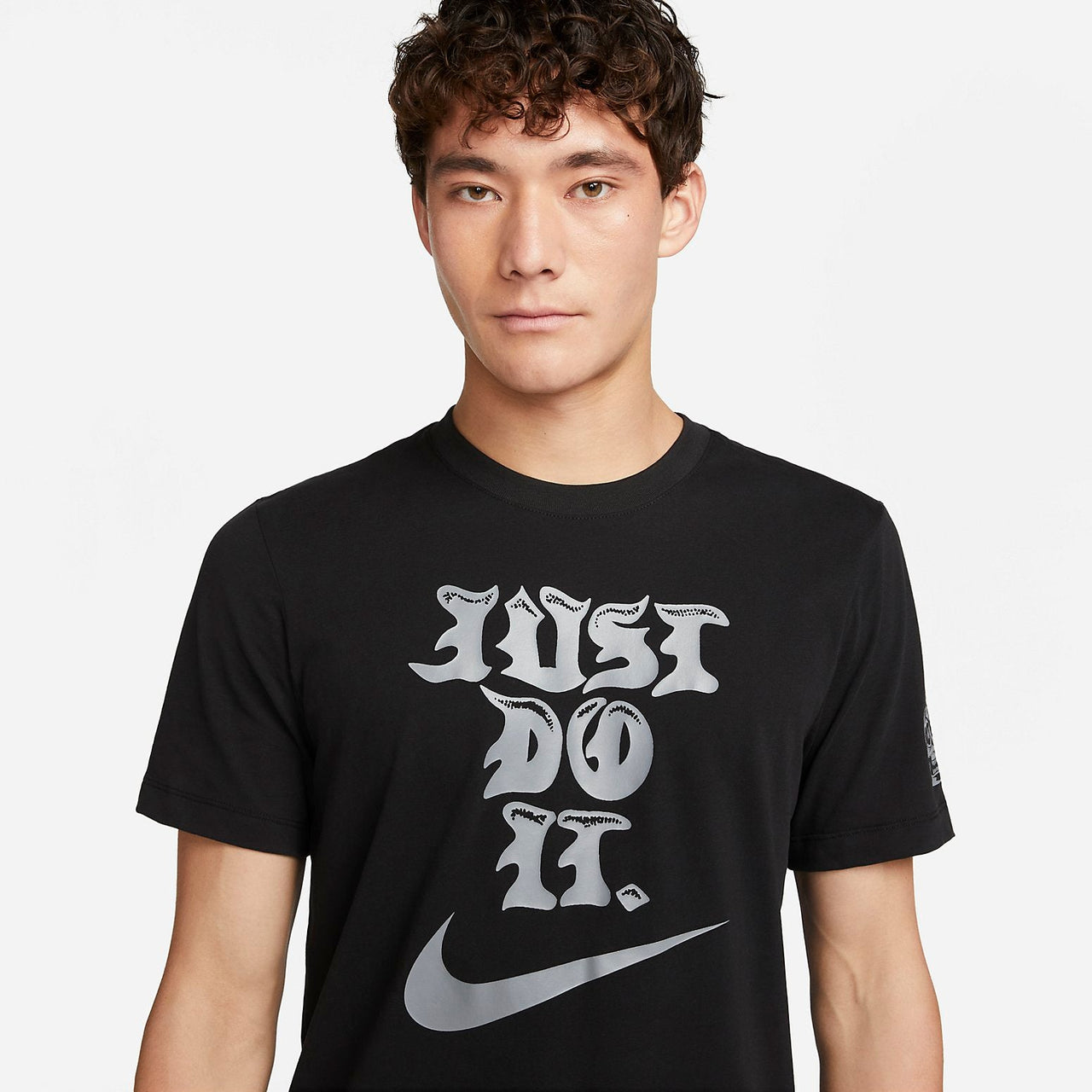 Nike Dri-Fit Graphic Fitness T-Shirt 'Black' FJ2402-010