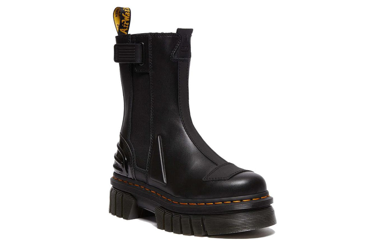 Dr.Martens Audrick Alternative Leather Chelsea Hi Platform Boots 'Black' 30973001