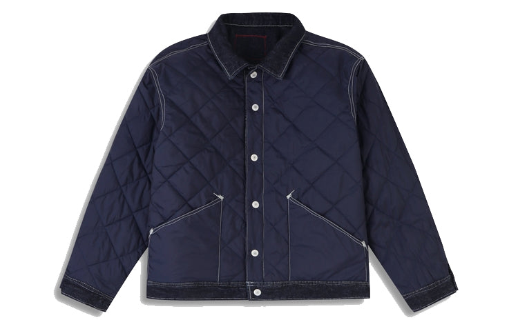 Men's Levis Series Reversible Quilted Denim Dark Denim Blue Jacket A0121-0000