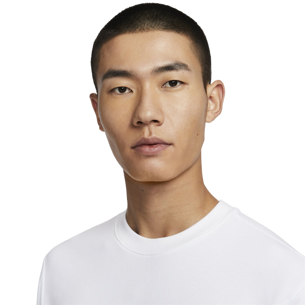 Nike Sportswear French Terry Crew-Neck Sweatshirt 'White' FZ5203-100