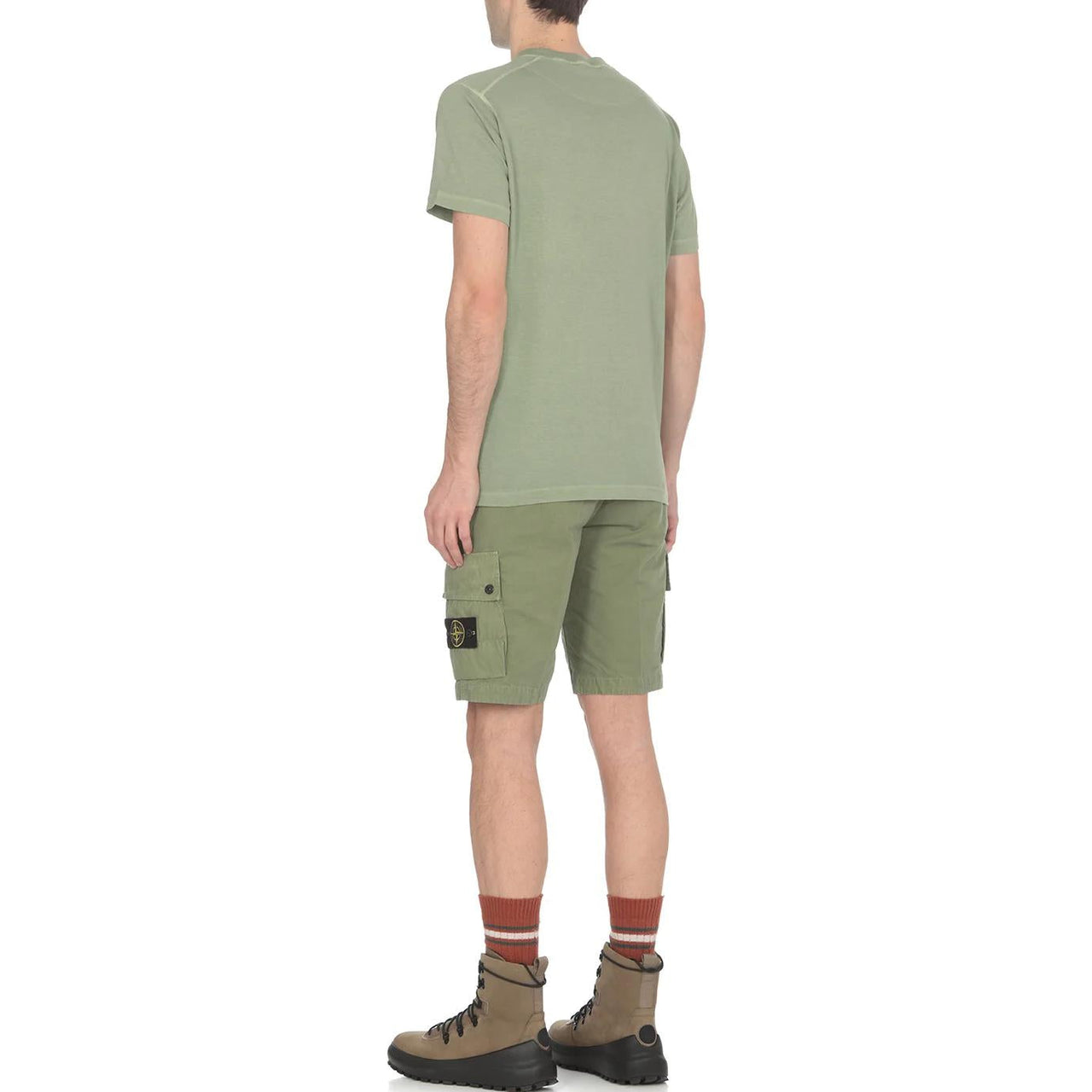 STONE ISLAND Plain Logo T-shirts 'Green' 101521957-V0155