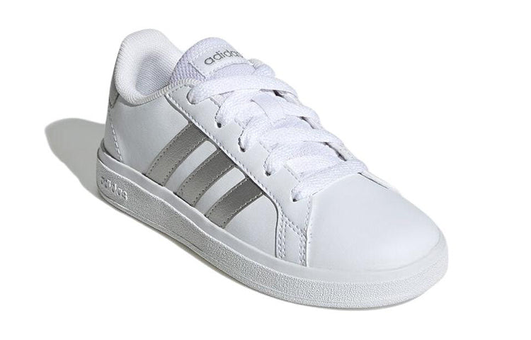 (GS) adidas Grand Court 2.0 Lifestyle Tennis 'White Matte Silver' GW6506