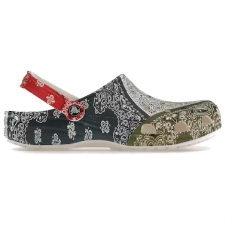 Crocs Classic Bandana Clogs 'Green Blue Red' 206871-90H