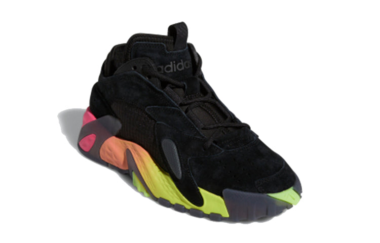 (GS) adidas Streetball J 'Black Yellow Pink' EF9606