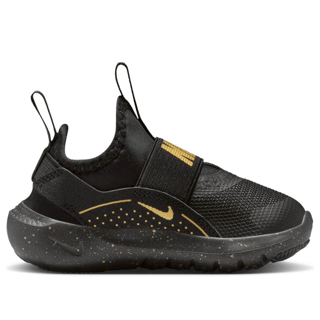 (TD) Nike Flex Runner 4 'Black Metallic Gold' IM6738-001