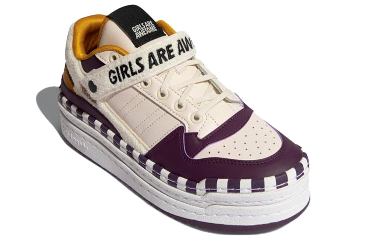 (WMNS) adidas Girls Are Awesome x Triple Platforum Low 'White Purple Beauty' GY2618