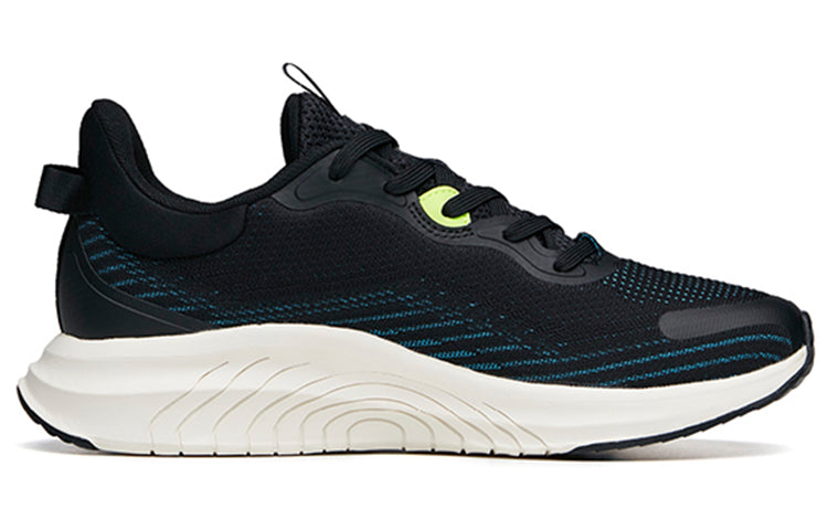ANTA Running Series Sneakers 'Black Blue Stripes Green' 112135558S-1