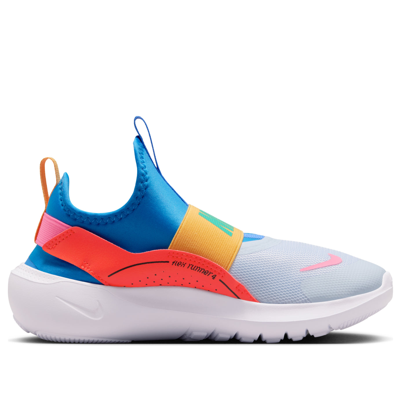 (GS) Nike Flex Runner 4 'Blue Crystal Picante Red' IF2893-404