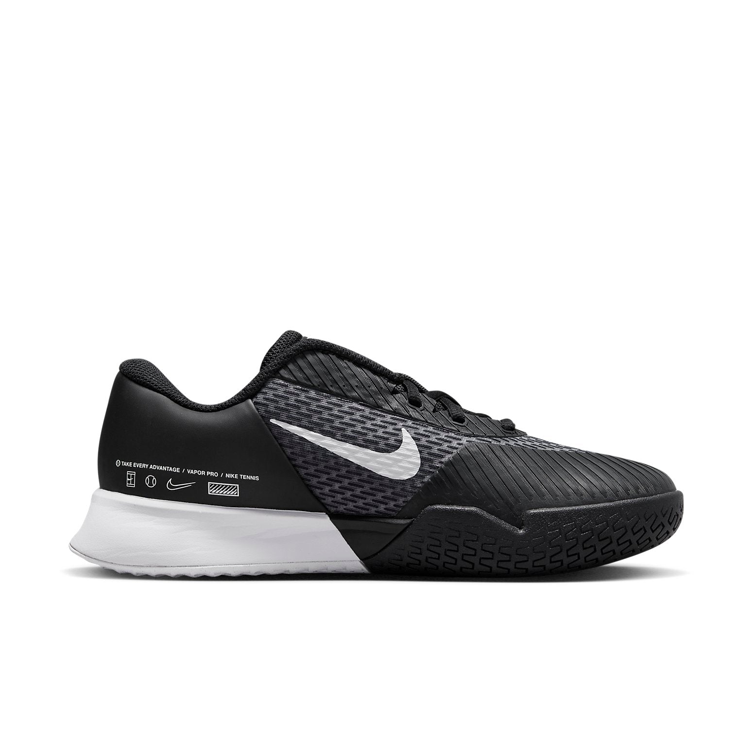 Nike Court Air Zoom Vapor Pro 2 HC Wide 'Black White' FB2200-001