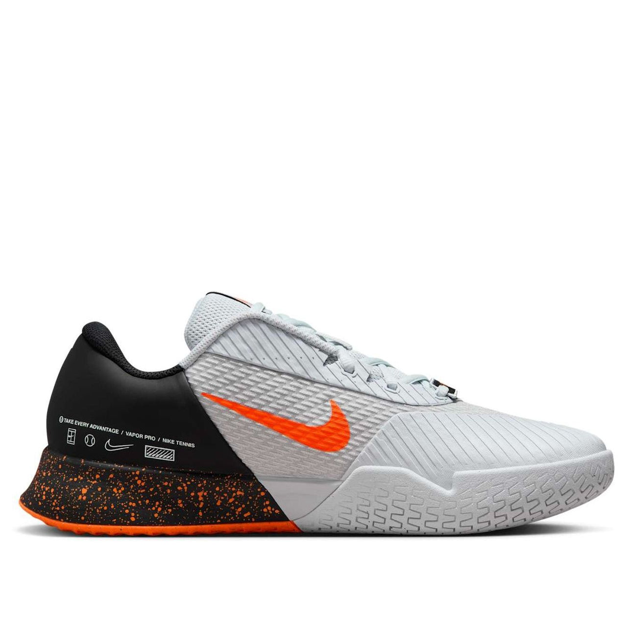 Nike Court Vapor Pro 2 HC Premium 'Pure Platinum Hyper Crimson White Black' FQ7719-002