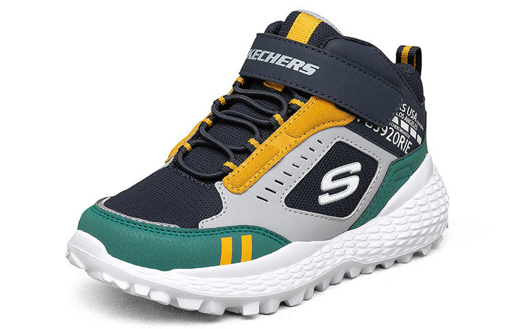 (GS) Skechers Los Angeles Sport Shoes 'Grey Navy Green' 660083L-NVGR
