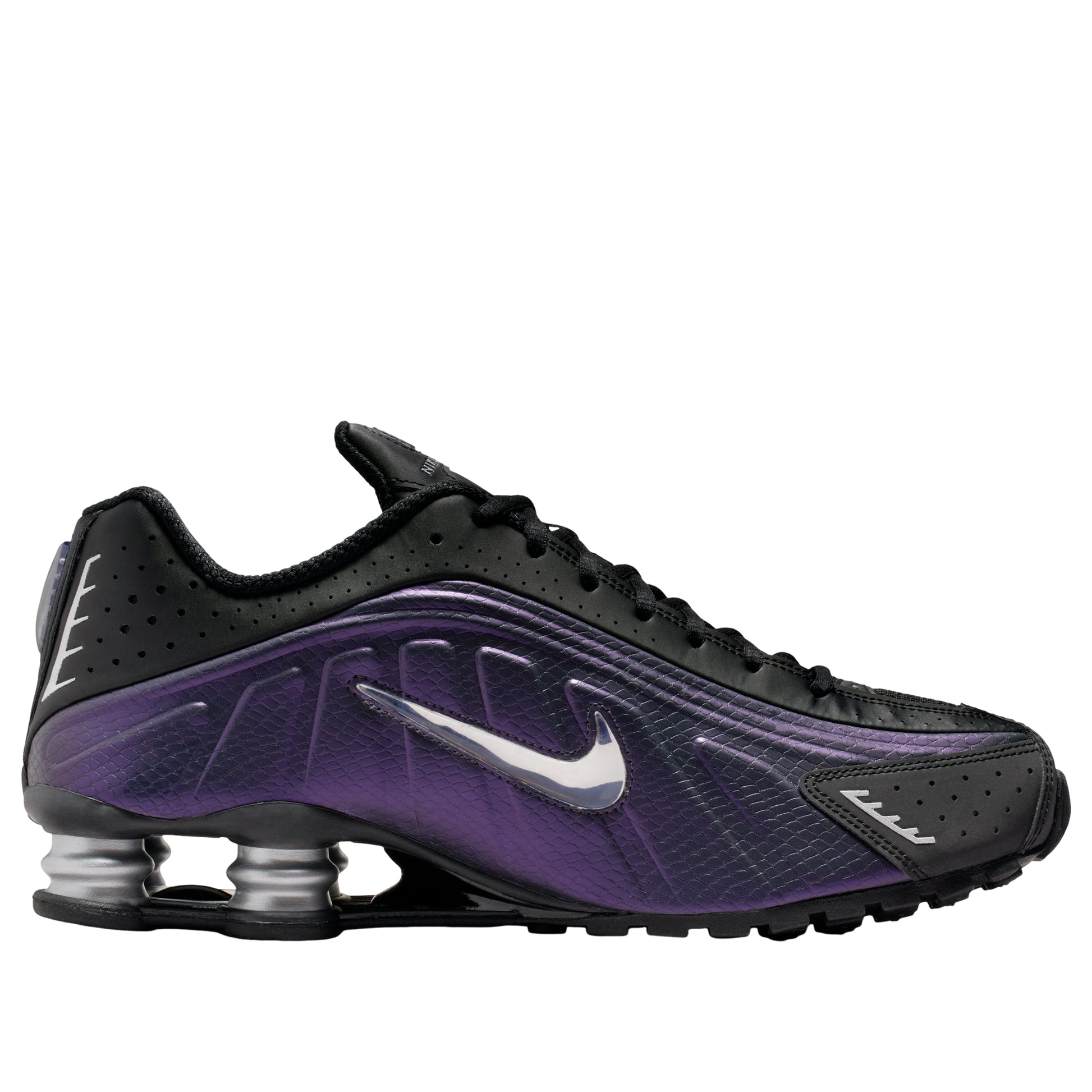 Nike Shox R4 'Black Metallic Silver Purple Dynasty' IO4546-002