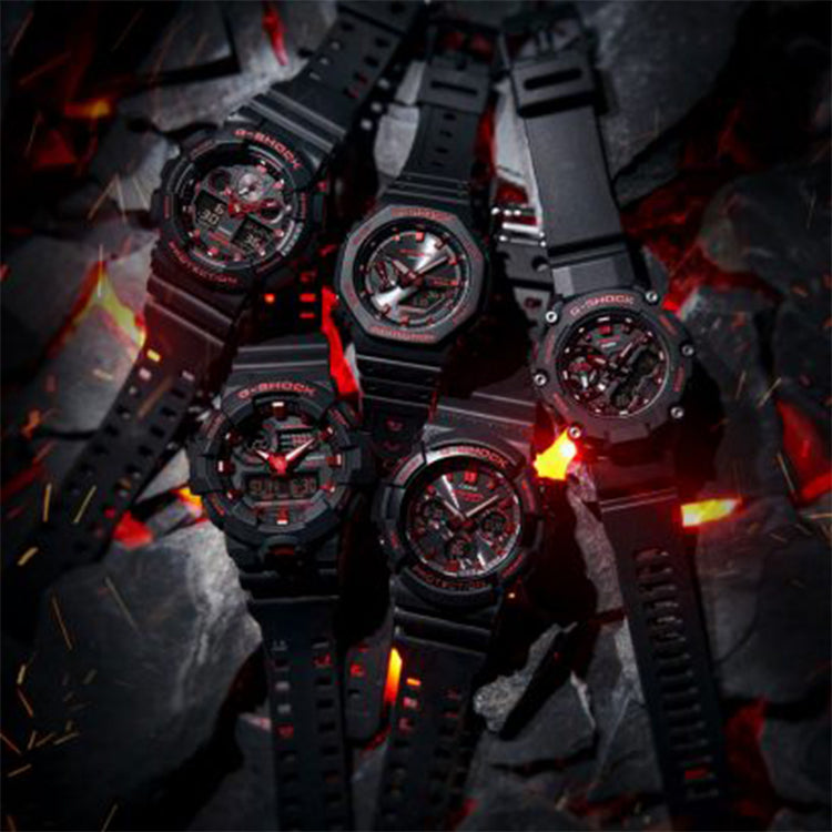 CASIO Digital-Analog 'Black Red' GAW-100BNR-1A