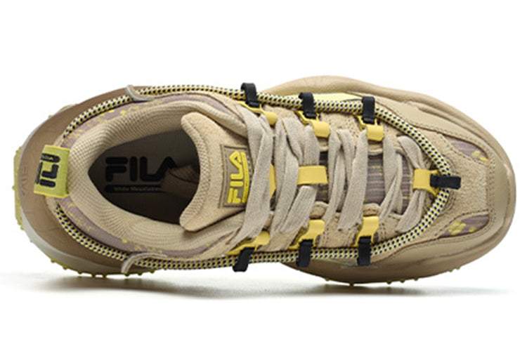 (WMNS) FILA FUSION QD96 x White Mountaineering Sneakers 'Beige Yellow' T12W145227FSL