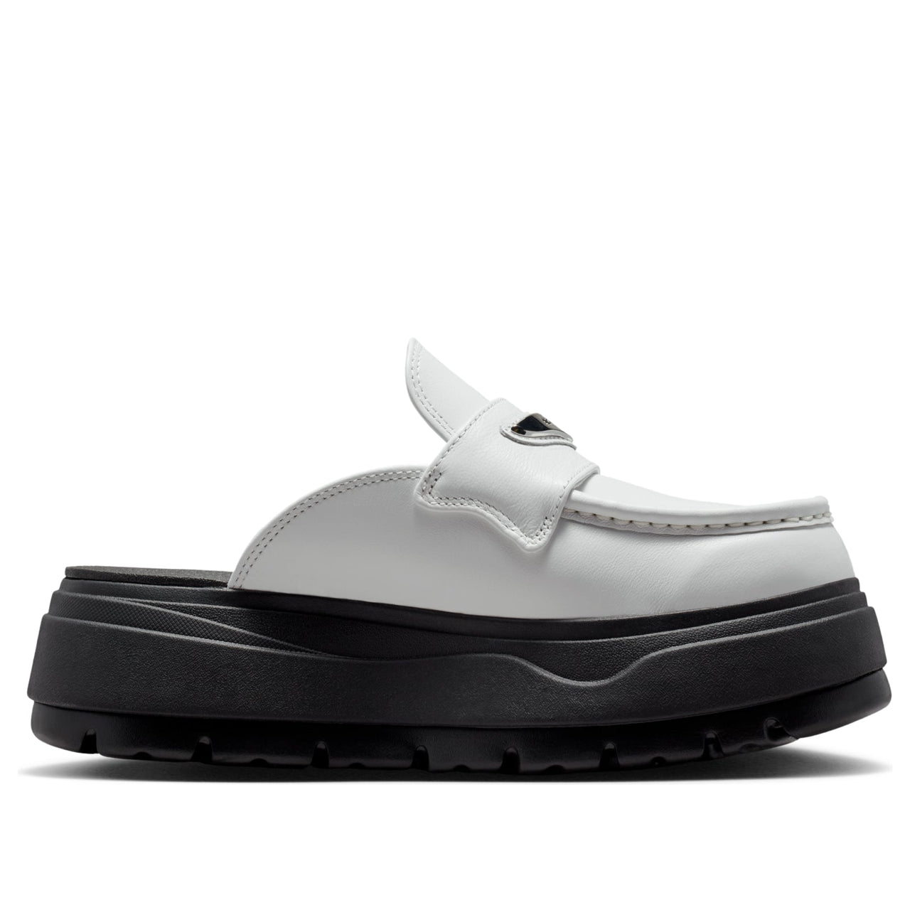 (WMNS) Air Jordan Mule 'Summit White Black Metallic Silver' HJ4292-100